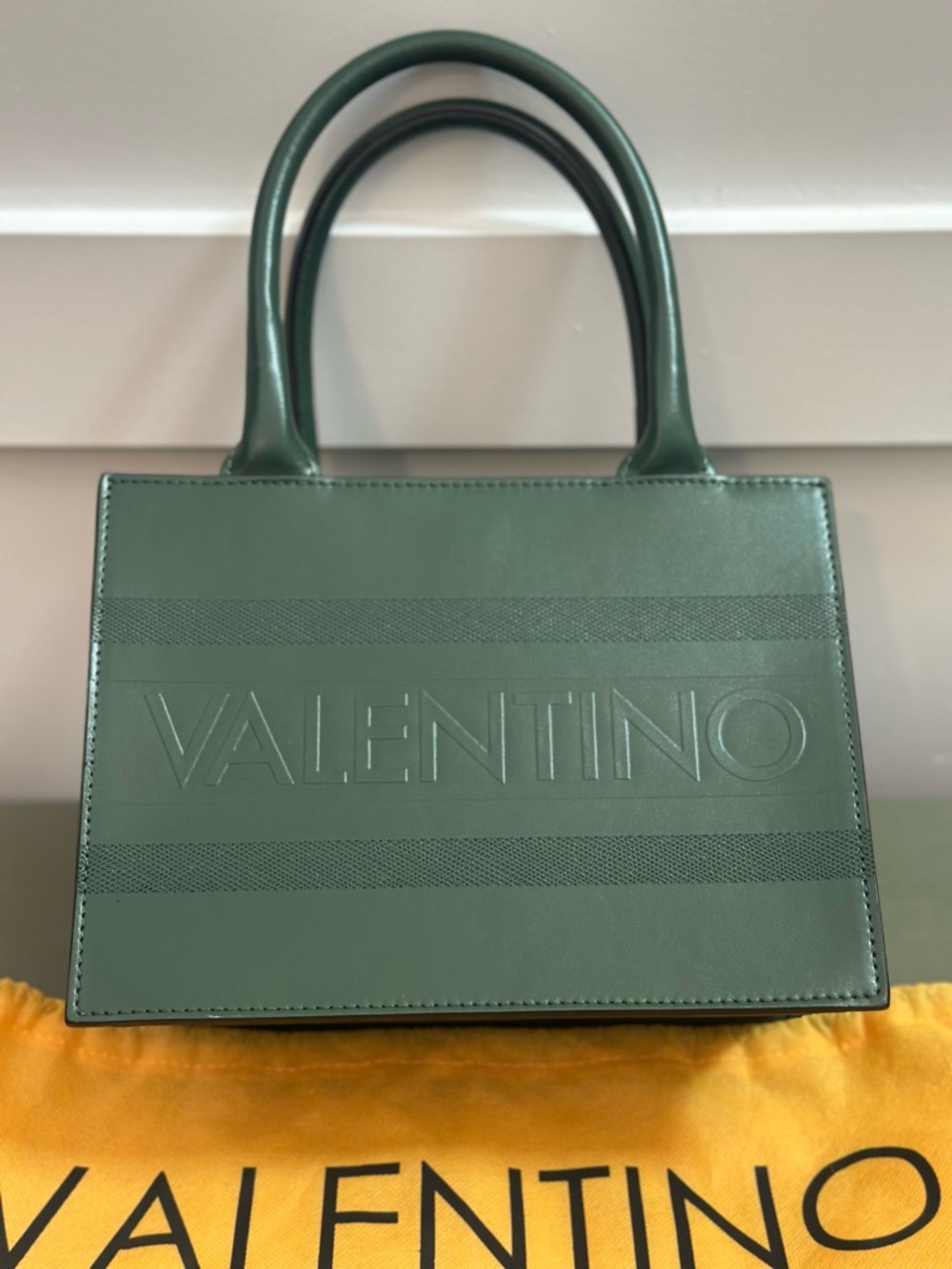Valentino By Mario Valentino Green Top-Handle Satchel, Handbag